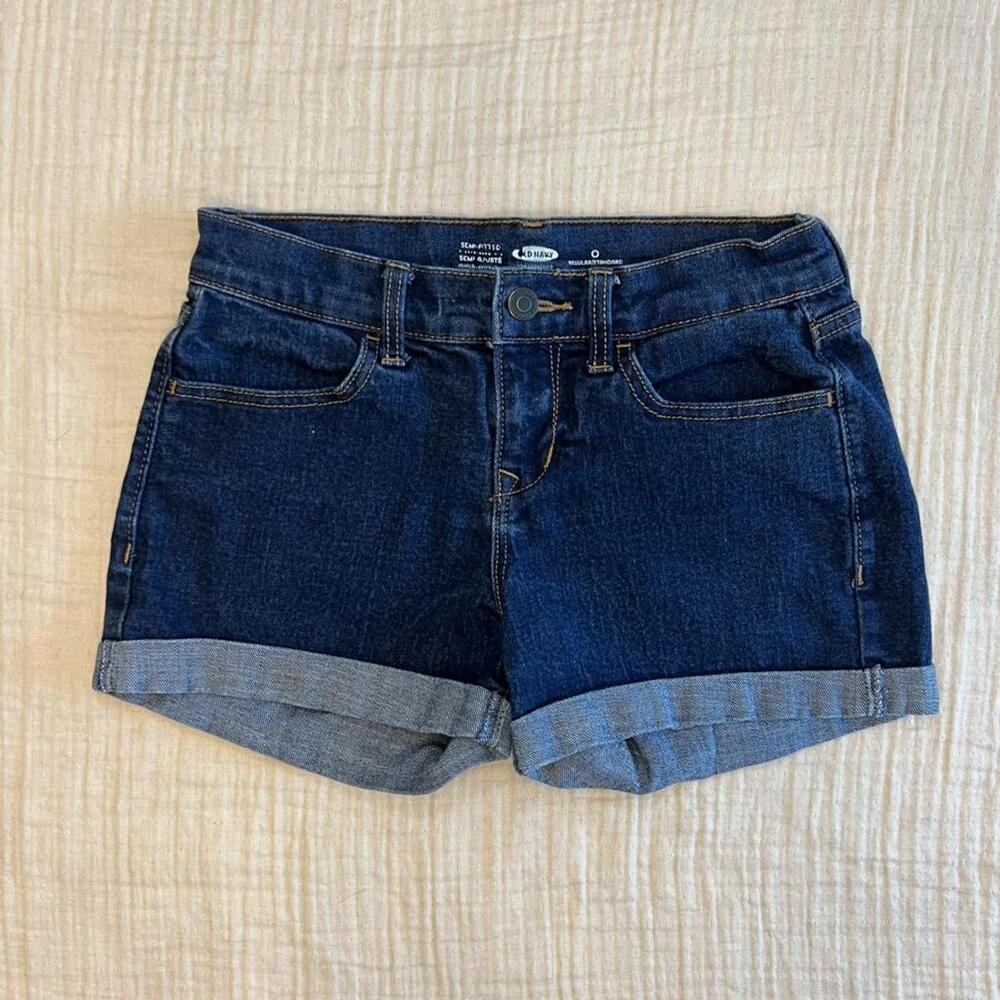 Old Navy mid-rise cuffed denim jean shorts